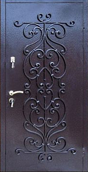Уличная входная металлическая дверь Двербург ПН46