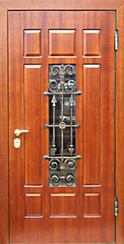 Входная стальная дверь Двербург С11 со стеклопакетом 90см х 200см