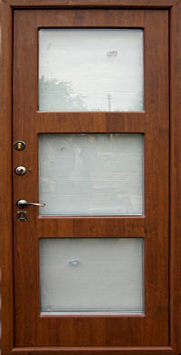 Входная металлическая дверь Двербург С43 со стеклопакетом 90см х 200см