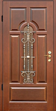 Входная металлическая дверь Двербург С92 со стеклопакетом 90см х 200см