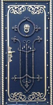 Входная железная дверь уличная Двербург ПН49