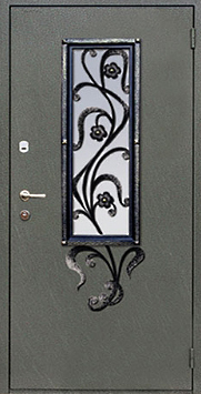 Входная дверь Двербург С15 со стеклом 90см х 200см