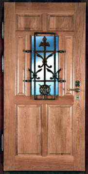 Входная дверь Двербург С12 с окном 90см х 200см
