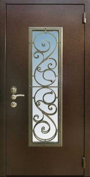 Входная дверь Двербург С18 со стеклопакетом
