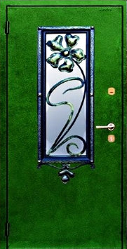 Металлическая дверь Двербург С34 со стеклом
