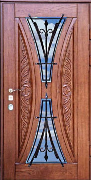 Металлическая дверь Двербург С96 с окном 90см х 200см