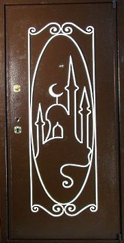 Железная дверь уличная Двербург ПН45 90см х 200см