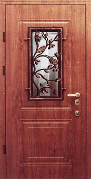 Стальная дверь Двербург С83 со стеклопакетом 90см х 200см
