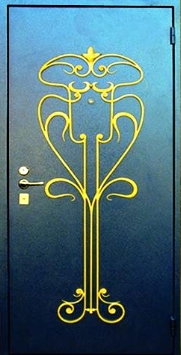 Уличная металлическая дверь Двербург ПН16 90см х 200см