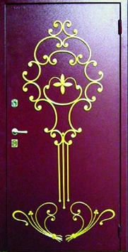 Уличная металлическая дверь Двербург ПН34