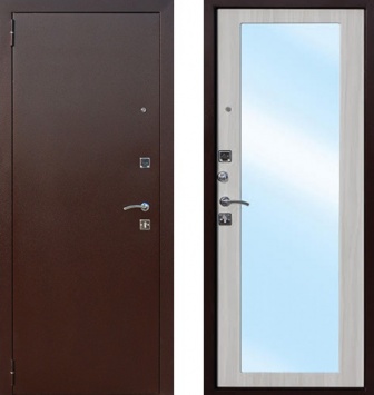 Дверь Царское зеркало MAXI Белый ясень 90см х 200см