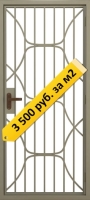 Дверь решетчатая Р10 90см х 200см