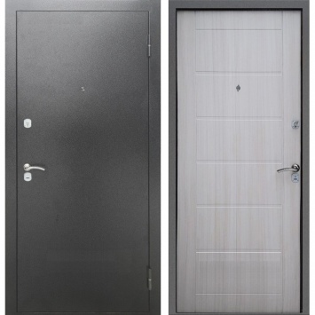 Входная металлическая дверь Армада Сити (Антик серебро / Сандал белый)