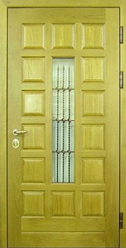 Стальная дверь Двербург С2 со стеклопакетом 90см х 200см