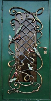 Входная металлическая дверь Двербург С47 со стеклопакетом 90см х 200см